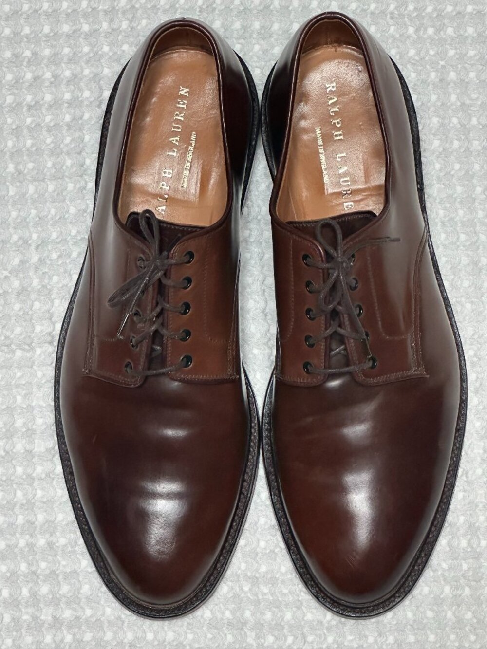 Ralph Lauren Brown Cordovan Dress Shoes